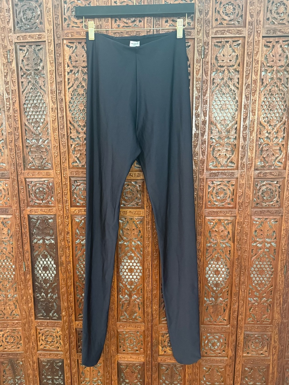 YSL Collant High-Waist Black Stretch Leggings - Picture 7 of 11
